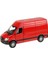 Metal Kırmızı Mercedes Benz Sprinter Panel Van 1:36 Çek Bırak Model Metal Oyuncak Araba 1
