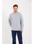 Erkek Rich Gri Bisiklet Yaka Normal Kesim 3 Iplik Sweatshirt 2