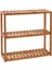 Songmics Banyo Rafı, Bambu, Bitki Rafı, Ayarlanabilir 3 Zeminli, Duvara Monte, Oturma Odası, Koridor ve Mutfak Için, Bağımsız, 60X15X54 Cm, Doğal Renkler, BCB13Y 1