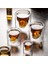4pc / Set Kafatası Kafa Kupası Çift Katmanlı Kahve Viski Vodka Şarap Kupa Seyahat Sevimli Noel Kupalar Tumbler Shot Cam Süt Kupası Toplu | Kupalar (Beyaz) 2