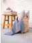 Wool Herringbone Yün Bebek Battaniyesi Lacivert 76x102 2