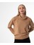 Degaje Yaka Oversize Basic Karamel Bayan Kazak 1