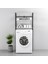 Banyo Dolabı Çamaşır Makinesi Dolabı Banyo Rafı Çamaşır Makina Üstü Dolap Banyo Düzenleyici Beyaz 1