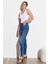 Skinny Fit Dar Kesim Yüksek Bel Esnek Jean Kot Pantolon 2