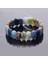 Sertifikalı Apatit Kaplan Gözü Yeşim Labrodorit Lapis Obsidyen 9X14 mm Doğal Taş Bileklik 3