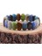 Sertifikalı Apatit Kaplan Gözü Yeşim Labrodorit Lapis Obsidyen 9X14 mm Doğal Taş Bileklik 4
