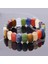 Sertifikalı Lapis Yeşim Kristal Kuvars Kaplan Jasper Dönüşümlü Sitrin 9X14 mm Doğal Taş Bileklik 4