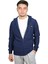 Booss Milano Boss Milano Erkek Petek Desenli Fermuarlı Jakarlı Lacivert HIRKA-2833 1