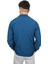 Booss Milano Boss Milano Erkek Petek Desenli Fermuarlı Jakarlı Indigo HIRKA-2828 3
