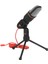 3.5mm Kondenser Mikrofon Stüdyosu Ses Yayın Sesi Kayıt Tripod Stand (Yurt Dışından) 2