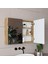 Banos Banyo Roomart Ad7 Kulpsuz Tek Kapaklı Ahşap-Mat Beyaz Mdf 80 cm Aynalı Banyo Üst Dolabı BANOS1754 2