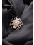 Broş Fıgurlu Otantık Desenli Bronz Kristal Taşli 1
