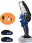 4'' 10CM Portatif Dark Blue Akülü Ağaç Dal Budama Testeresi 1