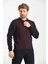 Erkek Polo Yaka Pamuklu Triko Kazak 4451F Lacivert 3