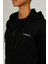 SN77 Basıc Full Zıp Hoodı Siyah Kadın Eşofman Üstü 5