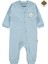 Bebek Organik Patiksiz Tulum 0-6 Ay Mavi 1