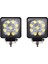 Kare Çalışma ve Sis Lambası 9 LED / LASS309 4