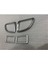 Toyota Corolla 2014+ Menfez Kaplama 4 Parça Silver 1