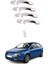 Ford Focus 2 Uyumlu 2005-2011 Krom Kapı Kolu 4 Kapı Paslanmaz Çelik 2