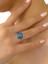 925 Ayar Gümüş El Üretim Otantik Doğal Oval Opal Taş Yüzük 1