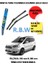 Ford Tourneo Courier (2013-2022) Aracınız Için Özel Muz Tip Silecek Takımı 1