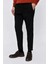 Erkek Siyah Slim Fit Lastikli Spor Pantolon 3