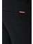 Erkek Siyah Slim Fit Lastikli Spor Pantolon 4