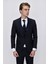 Erkek Lacivert Santos Çıkma Yaka Slim Fit Damatlık 5