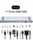 11 In 1 Type-C To Audio Port/3x USB 3.1 SD/RJ45/DP/HDMI/VGA/TYPE-C Macbook Çoklayıcı Adaptör 4