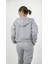 Oversize Fermuarlı Krop Sweatshirt/eşofman Altı Takım 3 Iplik Şardonlu 3