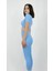 Yüksek Bel Toparlayıcı Seamless Tayt ve Yarım Kollu Crop Takım 2