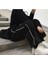 Harajuku Zip Detail Black Tracksuit Oversize Eşofman Altı 3