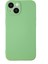 Caseworld Apple iPhone 14 Kapak Içi Kadife Kamera Korumalı Lansman Silikon Kılıf - Yeşil 1