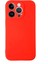Caseworld Apple iPhone 14 Pro Kapak Içi Kadife Kamera Korumalı Lansman Silikon Kılıf - Kırmızı 1