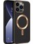 Apple iPhone 11 Pro Max Kılıf Magsafe Wireless Kablosuz Şarj Uyumlu Suni Deri Hibrit Kapak 1