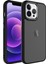 Apple Iphone 13 Pro Max Kılıf Metal Kamera Koruma Çerçeveli Buzlu May Silikon 1