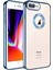 Apple Iphone 7 Plus Kılıf Renkli Kenarlı Parlak Logo Açık Omega Silikon 1