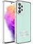 Samsung Galaxy A73 Kılıf Renkli Kenarlı Parlak Logo Açık Omega Silikon 1