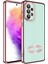 Samsung Galaxy A33 Kılıf Renkli Kenarlı Parlak Logo Açık Omega Silikon 1