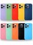 Caseworld Apple iPhone 14 Pro ile Uyumlu Kapak Içi Kadife Kamera Korumalı Lansman Silikon ile Uyumlu Kılıf - Yeşil 5