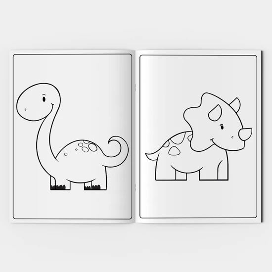 Ilk Boyama Kitabım - Dinozorlar