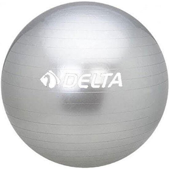 Delta 55 cm Dura-Strong Deluxe Gümüş Pilates Topu