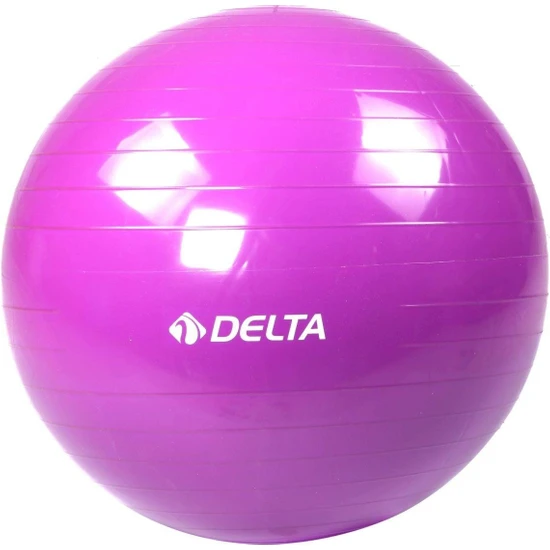 Delta 55 cm Dura-Strong Deluxe Mor Pilates Topu