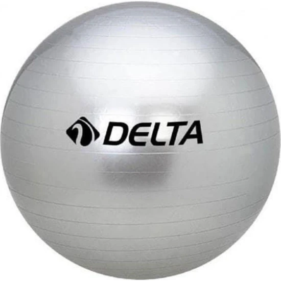 Delta 65 cm Dura-Strong Deluxe Gümüş Pilates Topu