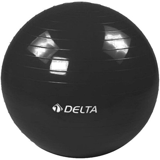 Delta 65 cm Dura-Strong Deluxe Siyah Pilates Topu