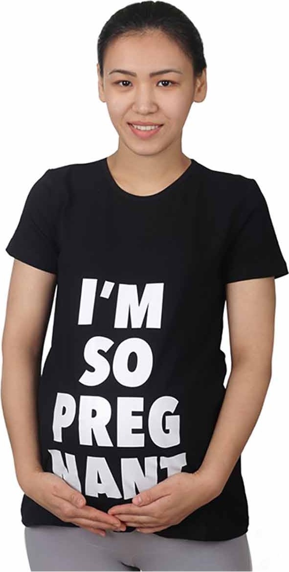 Mummy's Baby Hamile Tişört Pregnant Siyah görsel 3