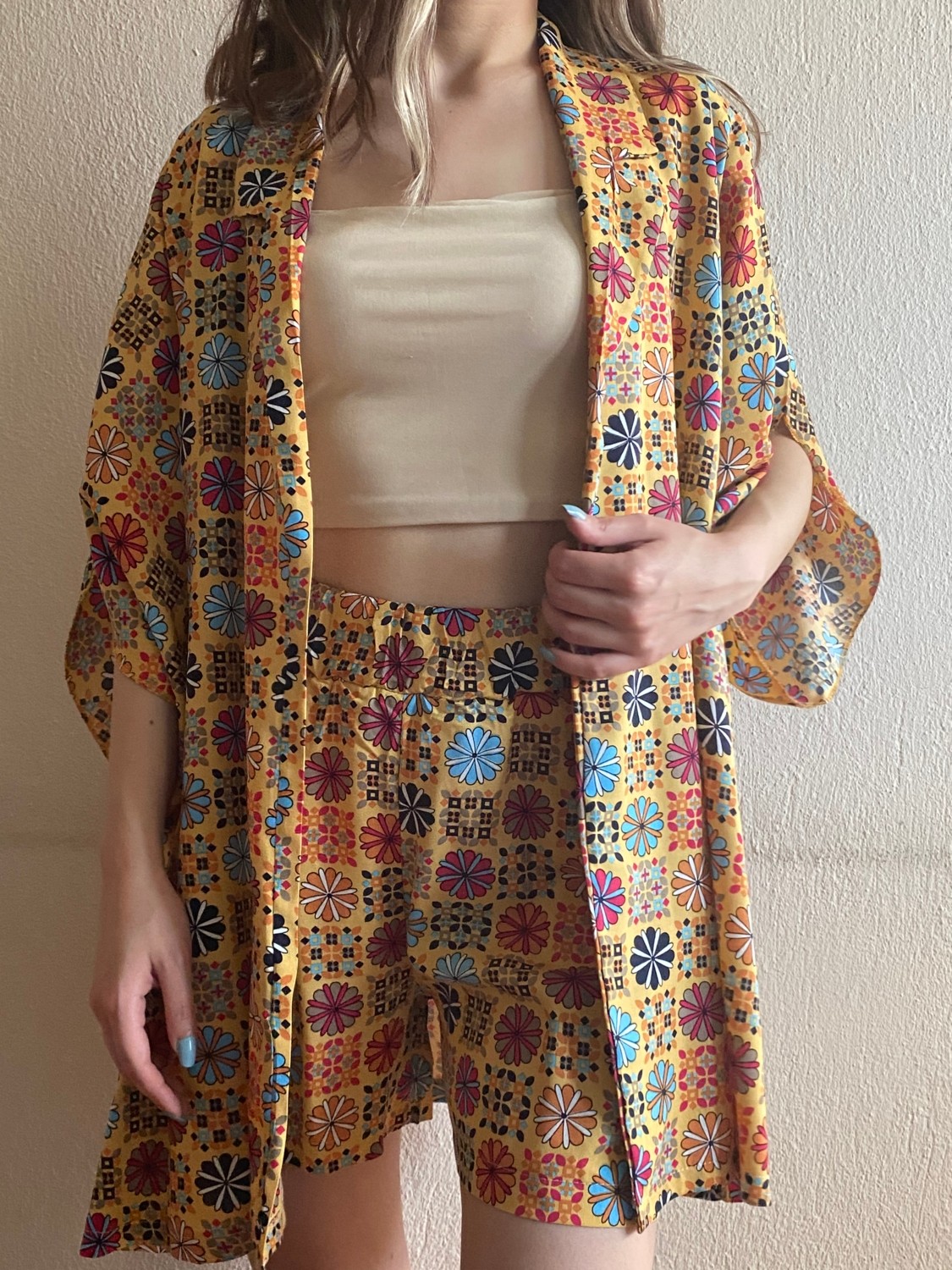 Twin Collection Kadın Desenli Kimono görsel 3
