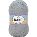 Nako Elit Baby (Anti-Pilling) El Örgü Ipi Ipliği Yünü Renk KODU:5378-AÇIK Gri