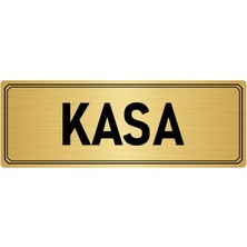 Özarslan Dizayn Metal Yönlendirme Levhası Departman Kapı Isimliği Kasa 5x20 cm Altın Renk