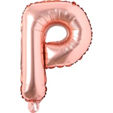 Patladı Gitti Folyo Harf Balon Rose GOLD16 Inç 36 cm